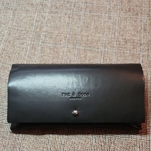 Rag & Bone Dark Pouches For Eyeglasses Or Cell Phone.Chain Not Included.